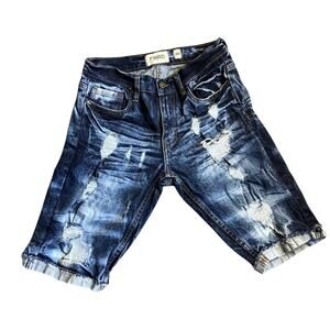 FWRD Boy's Rip- Patch Denim  Shorts Boys 14